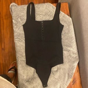 Abercrombie & Fitch Sz S black Thong Body Suit in perfect Condition